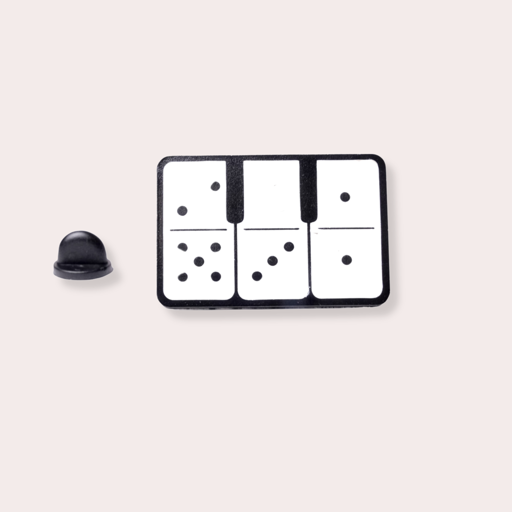 Domino Piano Keys Enamel Pin