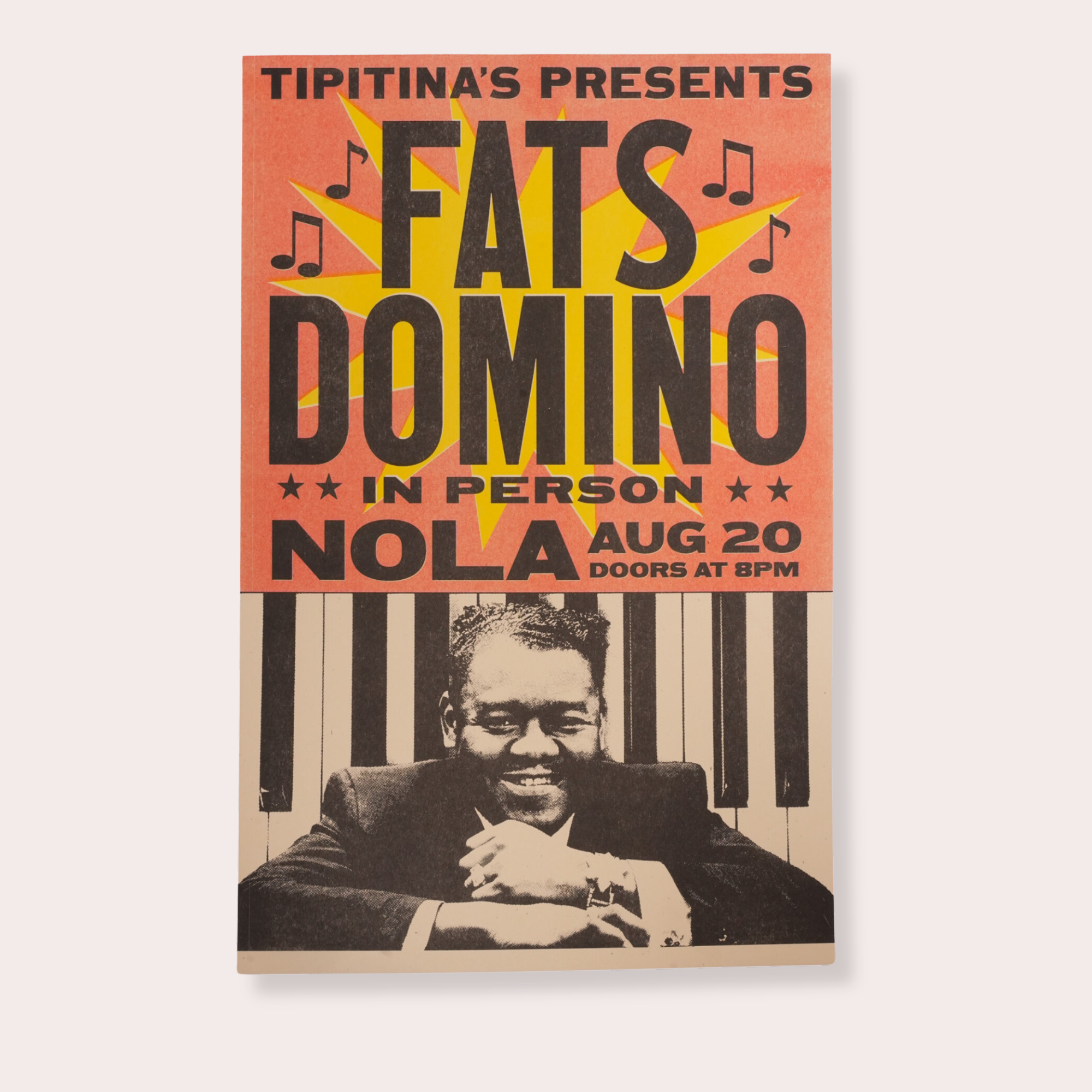 Amazon | ファッツ ドミノ/オリジナル ポスター/FATS DOMINO/HOB
