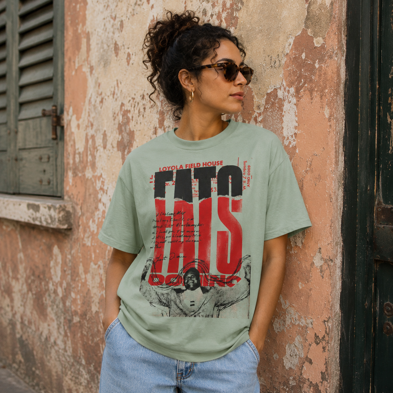 Fats Domino Poster Tee